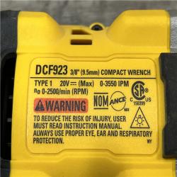 AS-IS DEWALT ATOMIC 20V MAX Cordless Brushless 3/8 in.Variable Speed Impact Wrench (Tool Only)
