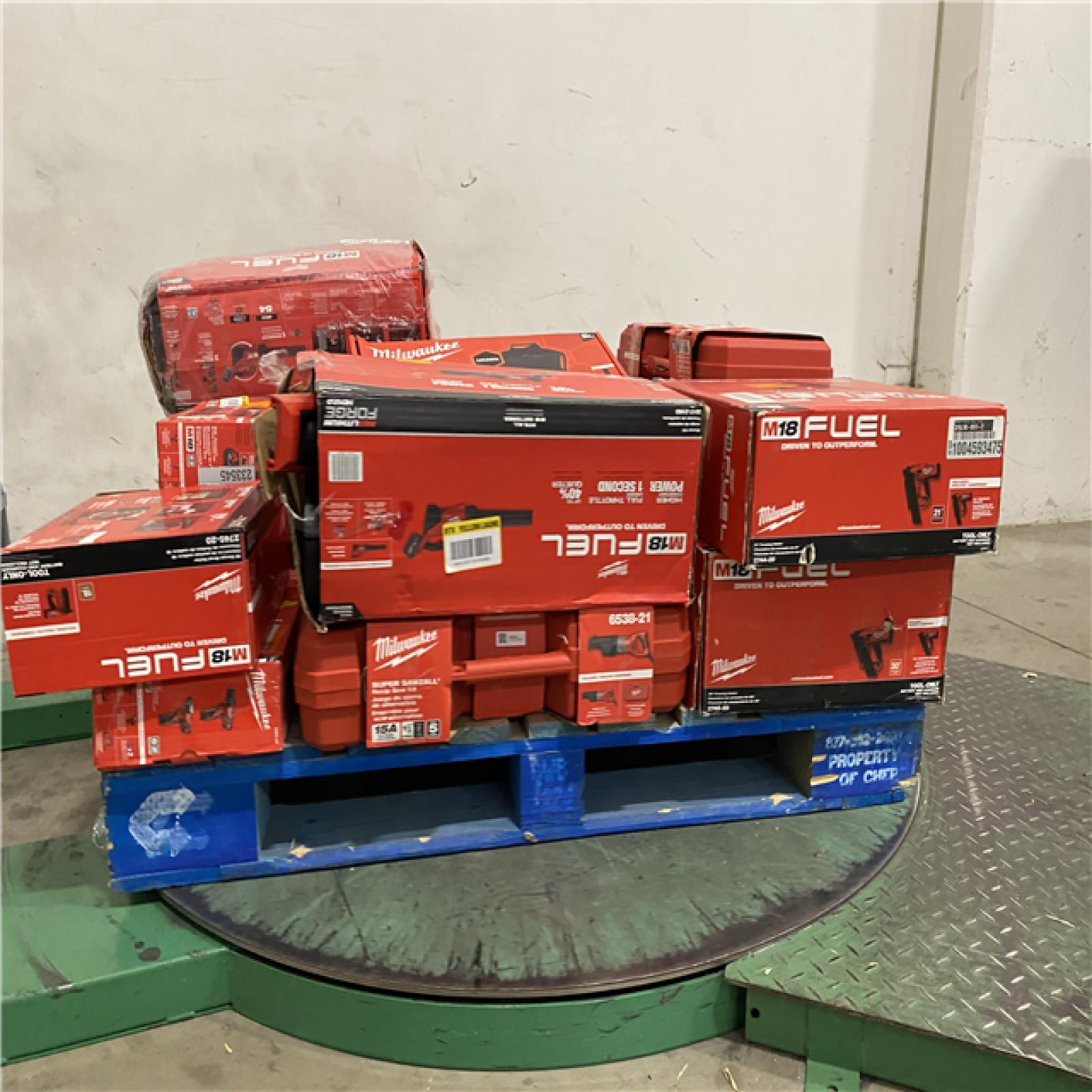 Dallas Location - As-Is MILWAUKEE Tool Pallet