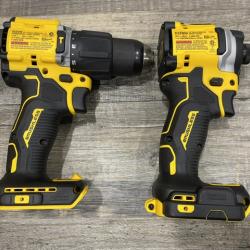 AS-IS DEWALT ATOMIC 20V MAX Lithium-Ion Cordless 2-Tool Combo Kit