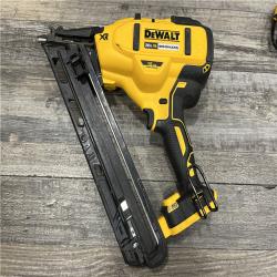 AS-IS DEWALT 20V MAX XR Lithium-Ion Cordless 2-1/2 in. 15-Gauge Finish Nailer Kit