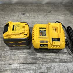AS-IS DEWALT 20V/60V MAX FLEXVOLT Lithium-Ion 9.0Ah Battery and Charger Starter Kit
