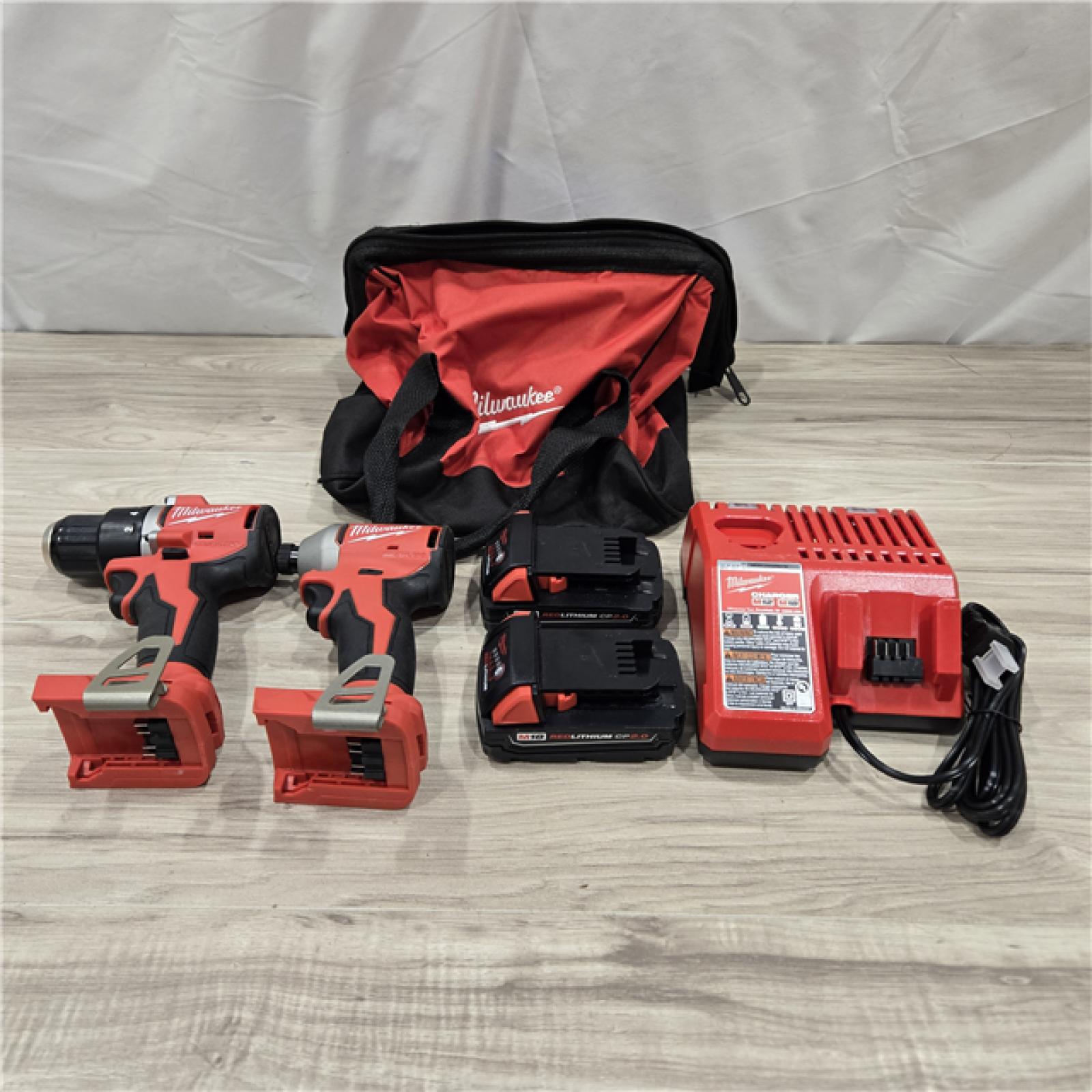 AS-IS Milwaukee M18 Compact 2-Tool Combo Kit