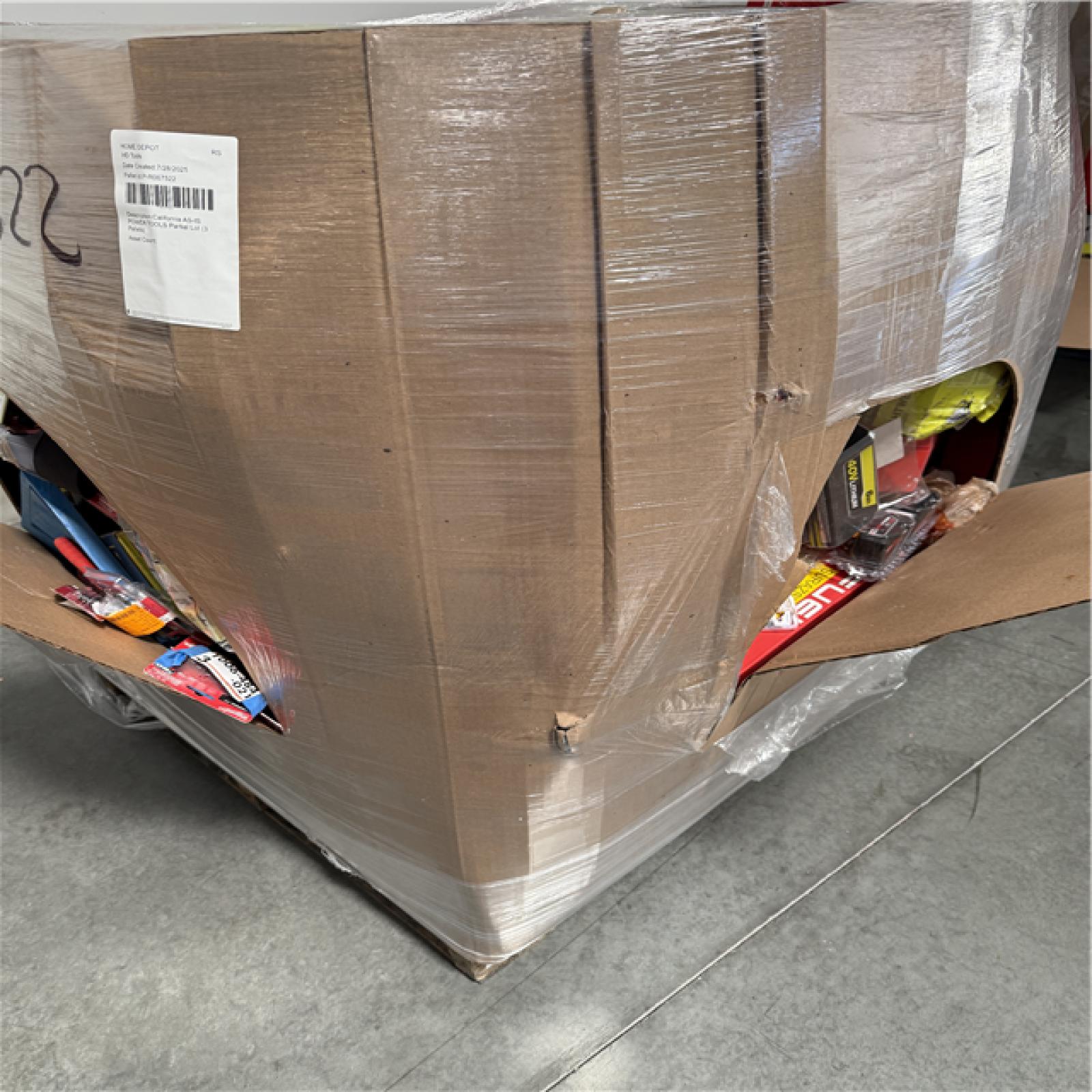 California AS-IS POWER TOOLS Partial Lot (3 Pallets) P-R067522