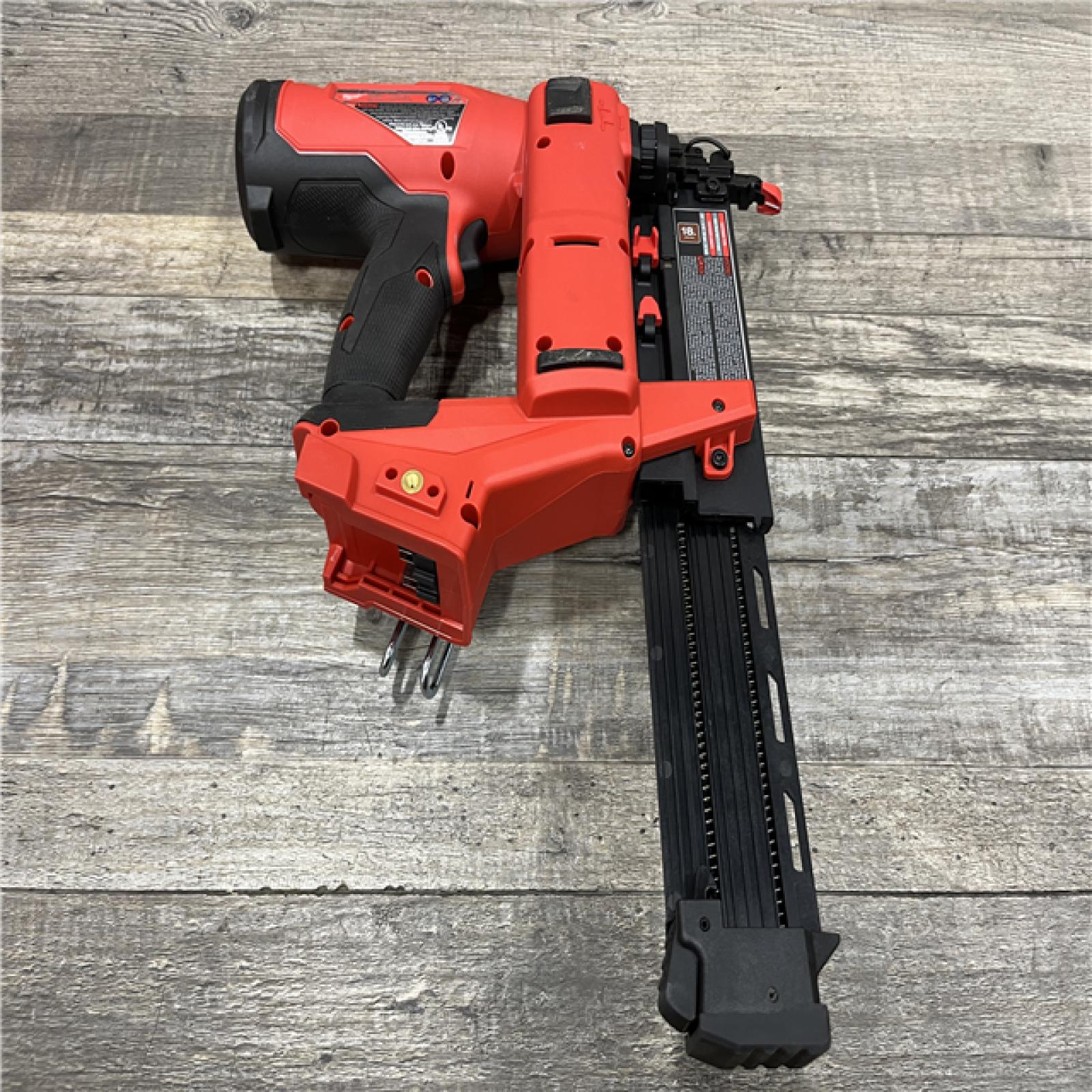 AS-IS Milwaukee FUEL 18-Volt Lithium-Ion Brushless Cordless Gen II 18-Gauge Brad Nailer (Tool-Only)