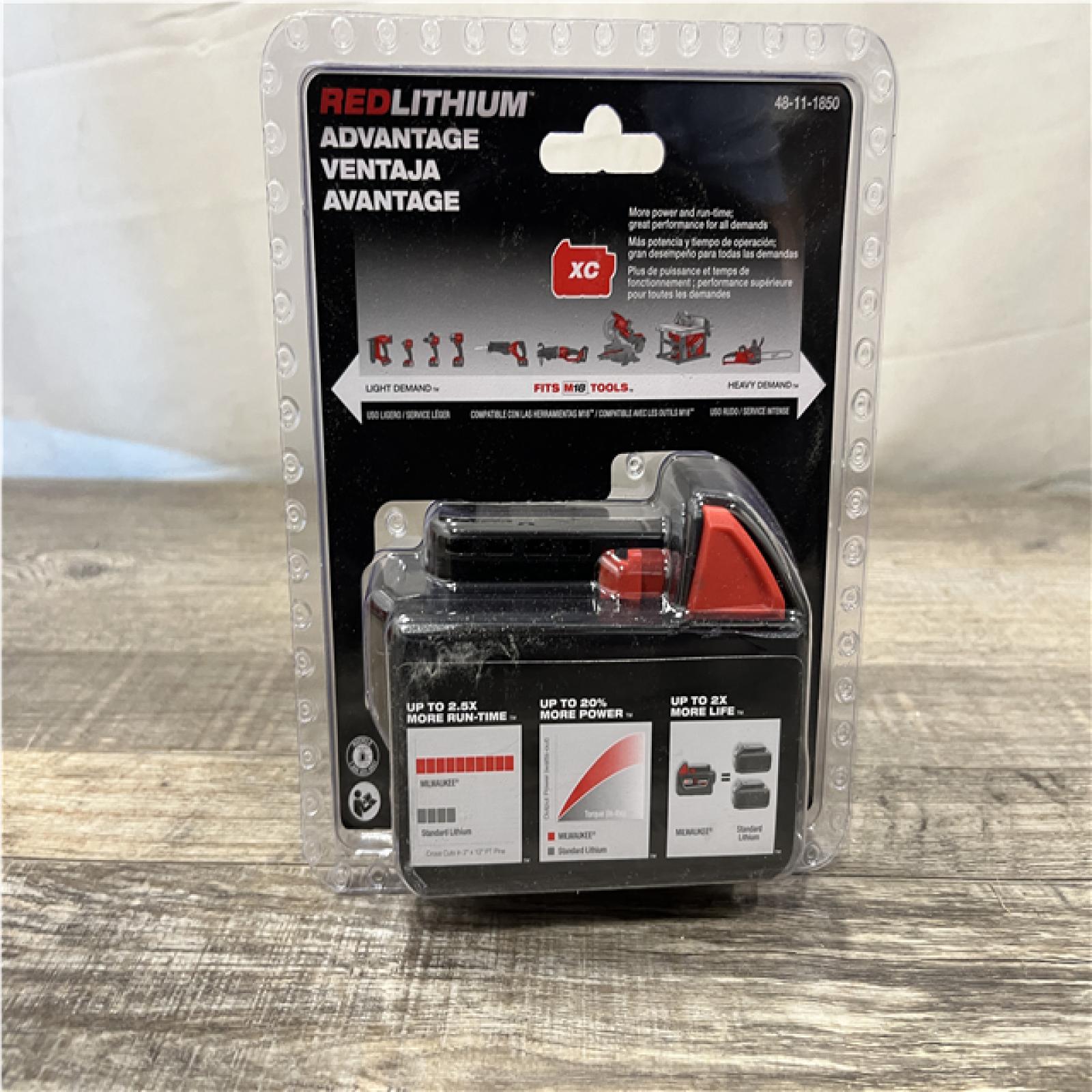 NEW - Milwaukee 18-Volt 5.0 Ah Lithium-Ion XC Extended Capacity Battery Pack