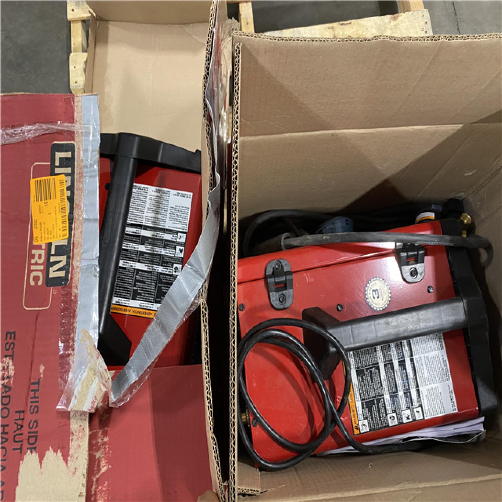 Dallas Location - As-Is Lincoln Electric Weld-Pak 140 Amp MIG and Flux-Core Wire Feed Welder(Lot Of 2)