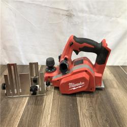 AS-IS Milwaukee 18V Lithium-Ion Cordless 3-1/4 in. Planer (Tool-Only)