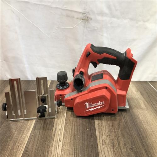 AS-IS Milwaukee 18V Lithium-Ion Cordless 3-1/4 in. Planer (Tool-Only)