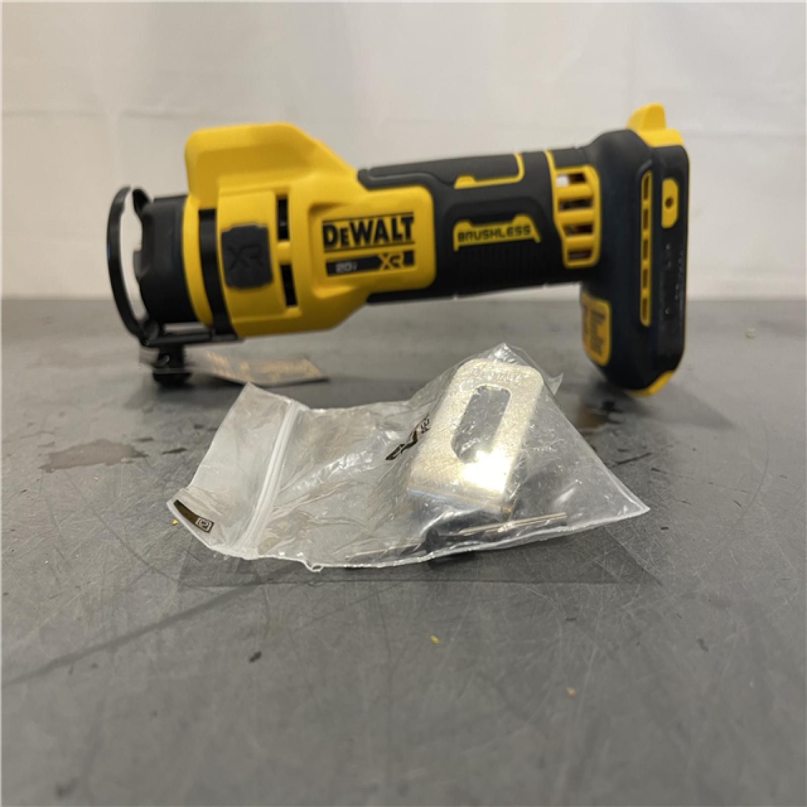 AS-IS - DEWALT XR 20V Lithium-Ion Cordless Rotary Drywall Cut-Out Tool