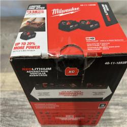 NEW - Milwaukee 18-Volt Lithium-Ion XC Extended Capacity 5.0 Ah Battery Pack (2-Pack)