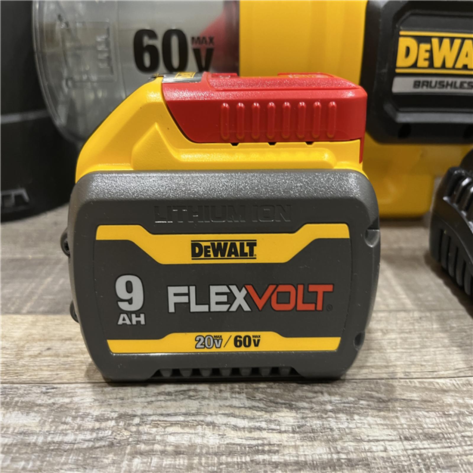 AS-IS DEWALT FLEXVOLT 60V MAX 125 MPH 600 CFM Brushless Cordless Battery Powered Blower Kit