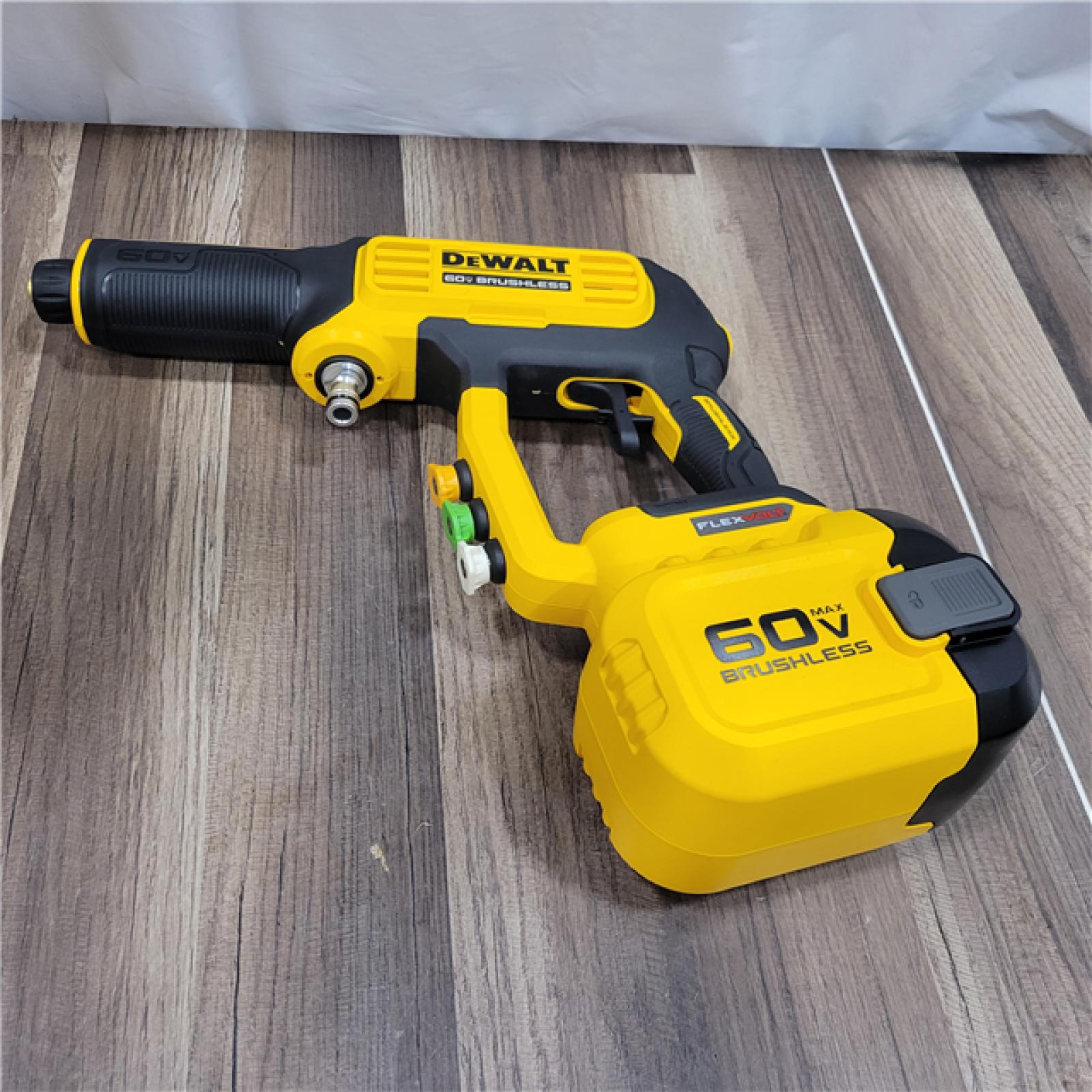 AS-IS   DEWALT FLEXVOLT 60V MAX 1000 PSI 1.0 GPM Cold Water Cordless Battery Power Cleaner (Tool Only)