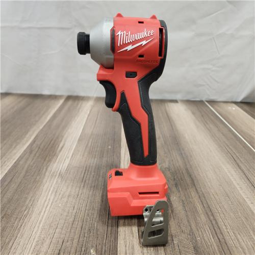 AS-IS- M18 18V Lithium-Ion Compact Brushless Cordless 1/4 in. Impact Driver (Tool-Only)