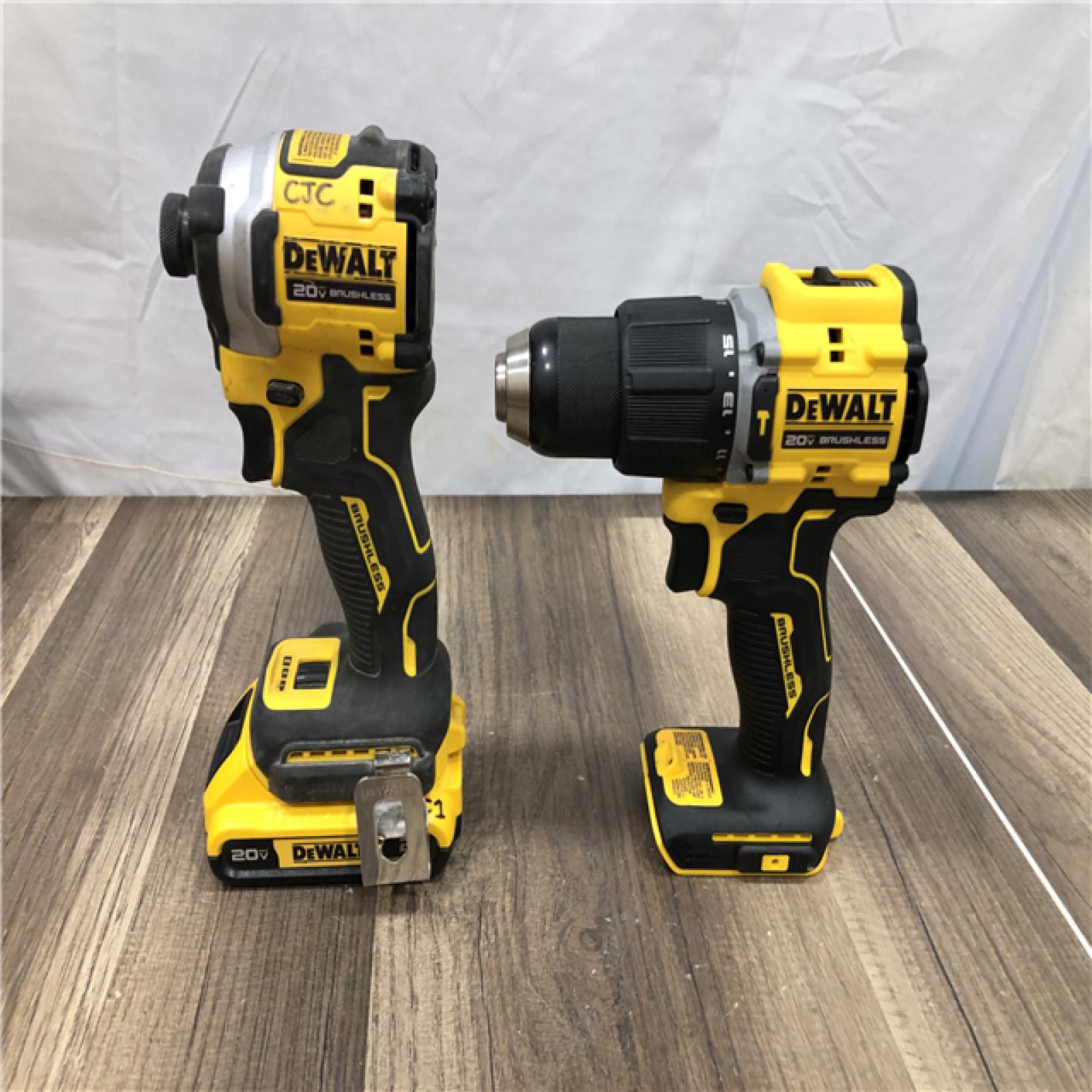 AS-IS DEWALT ATOMIC 20V MAX Lithium-Ion Cordless 2-Tool Combo Kit