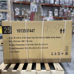 DALLAS LOCATION- AS-IS HUSKY Heavy Duty 52 in. W 6-Drawer Matte Army Green Top Tool Chest