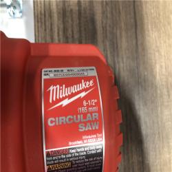 AS-IS Milwaukee 18V Lithium-Ion Cordless 6-1/2 in. Circular Saw (Tool-Only)