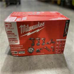 NEW! - Milwaukee M18 18V Cordless Power Tool Combo Kit, 8-Tool Set