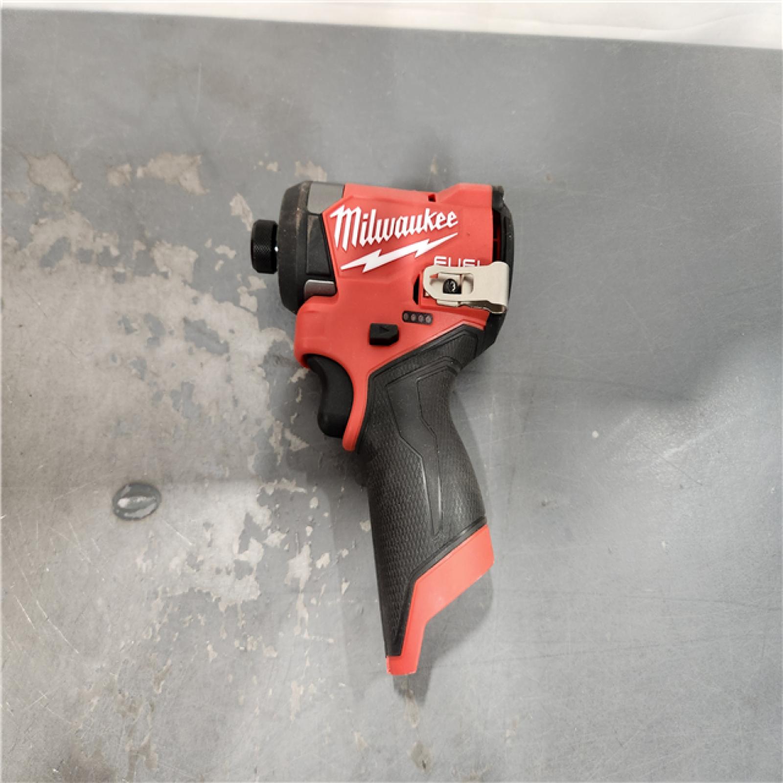 AS-IS- Milwaukee M12 FUEL 12 V 1/4 in. Cordless Brushless Impact Driver (Tool-Only)