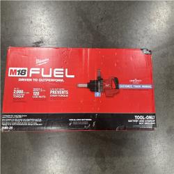 CALIFORNIA AS-IS MILWAUKEE M18 FUEL 1” D-HANDLE EXT. ANVIL HIGH TORQUE IMPACT WRENCH