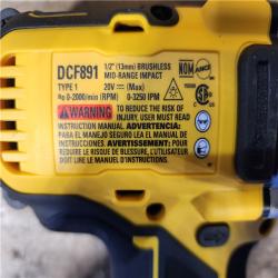 HOUSTON LOCATION - AS-IS (APPEARS LIKE NEW) DeWalt 20V MAX 1/2 in. Cordless Brushless Mid-Range Impact Wrench (Tool-Only)
