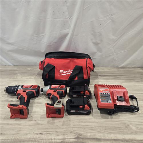 AS-IS Milwaukee 18V Cordless 2-Tool Drill/Driver and Impact Driver Kit