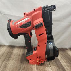 AS-IS- Milwaukee M18 FUEL 18-Volt Lithium-Ion Brushless Cordless Coil Roofing Nailer (Tool Only)