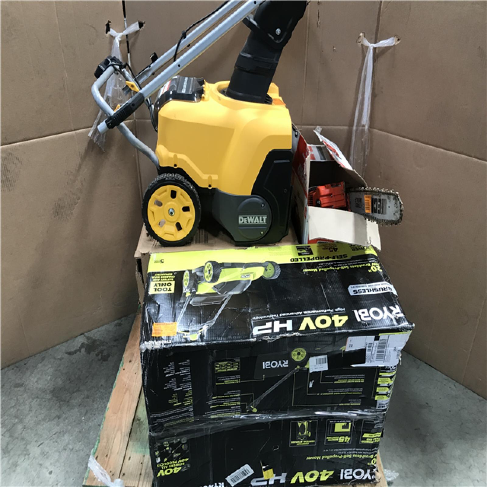 California As-Is OUTDOOR POWER EQUIPMENT