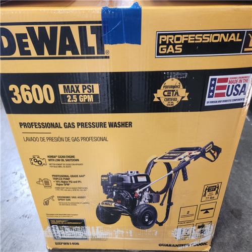 Phoenix NEW DEWALT 3600 PSI 2.5 GPM Cold Water Gas Professional Pressure Washer with HONDA GX200 Engine