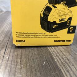 NEW- DEWALT 20V MAX Lithium-Ion 5.0Ah Battery (2-Pack)