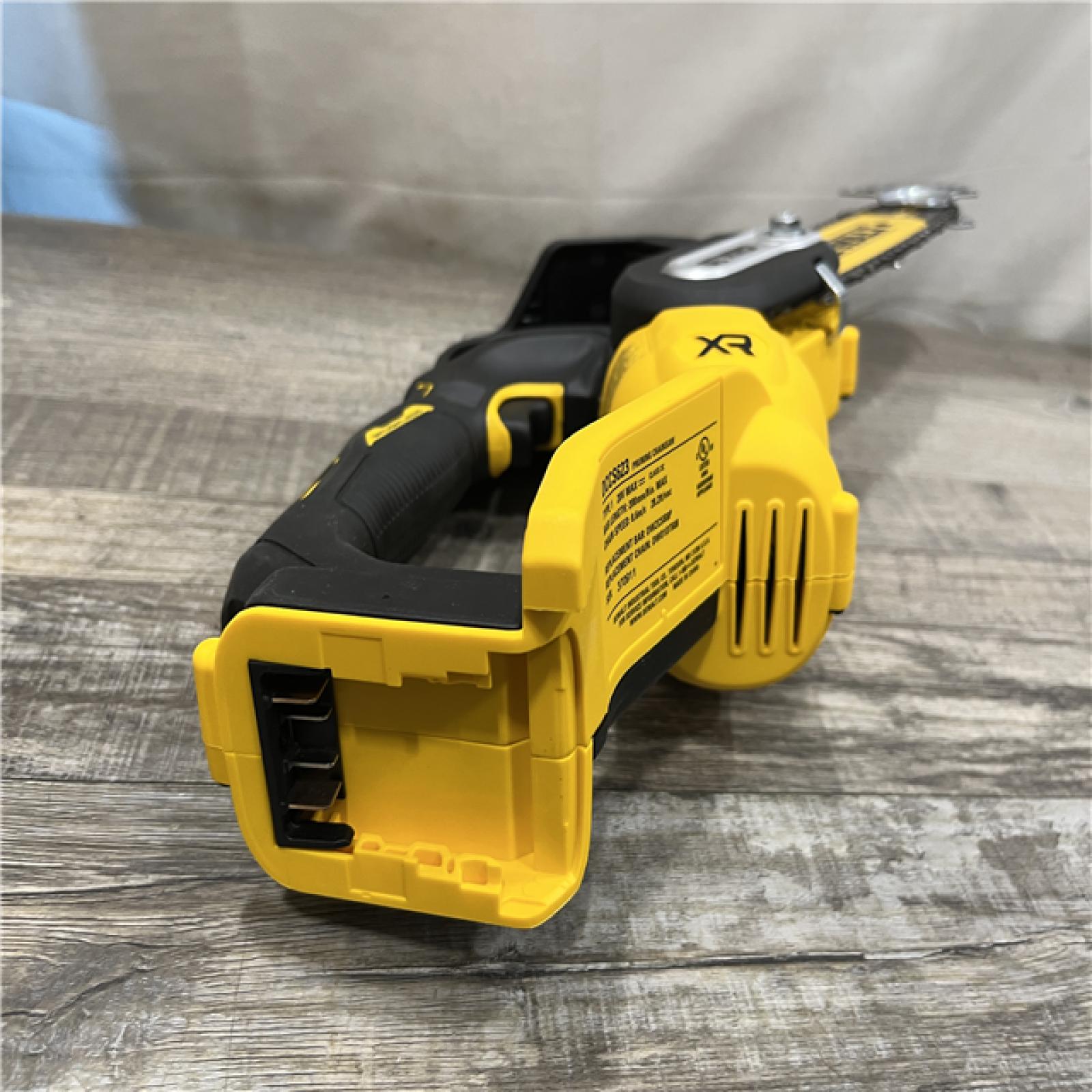 AS-IS DEWALT 20V MAX 8 in. Brushless Cordless Battery Powered Pruning Chainsaw (Tool Only)