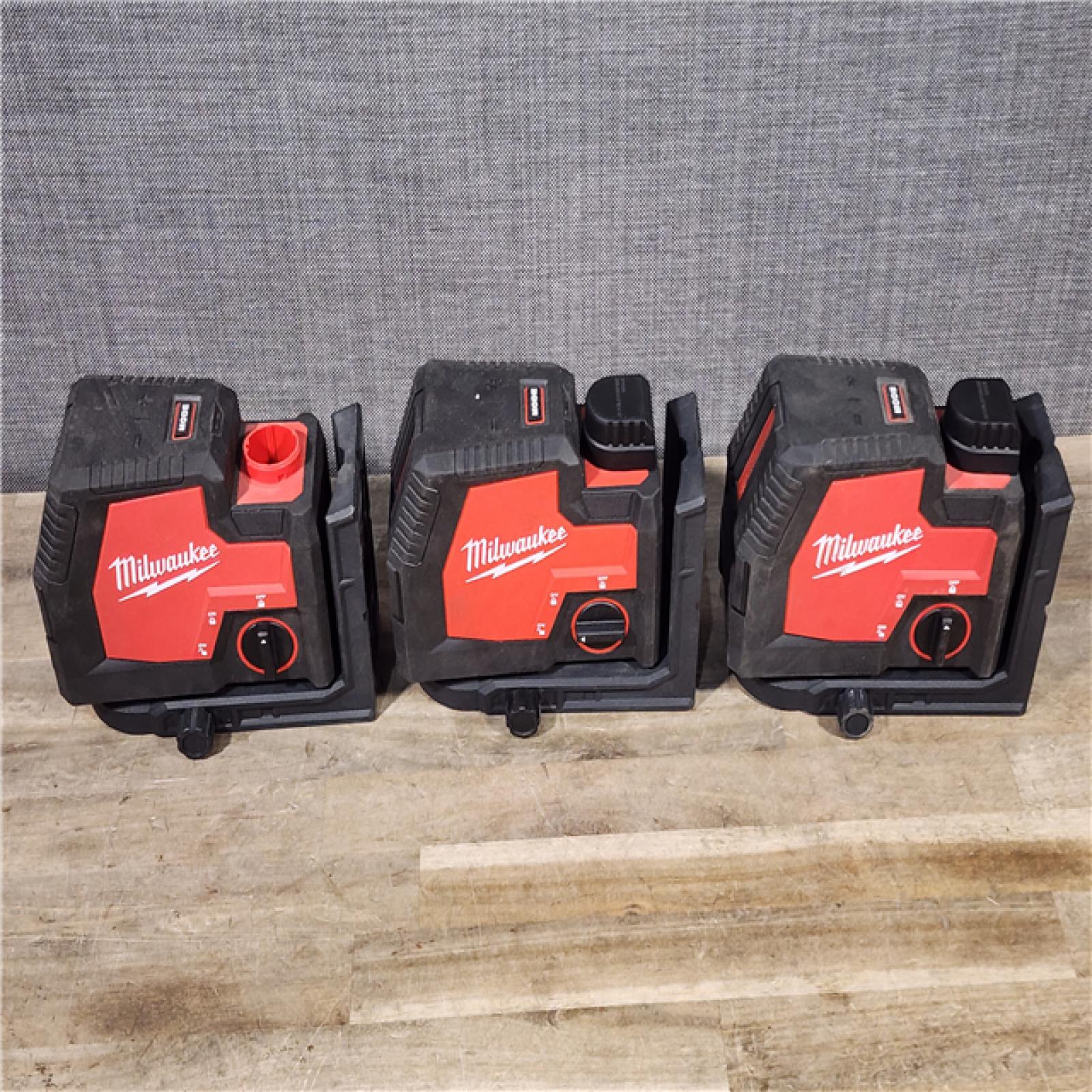 HOUSTON LOCATION - AS-IS MILWAUKEE 3 LASER TOOL COMBO