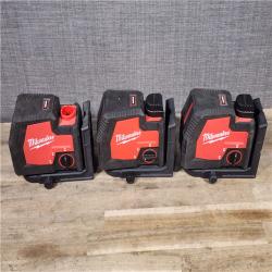 HOUSTON LOCATION - AS-IS MILWAUKEE 3 LASER TOOL COMBO