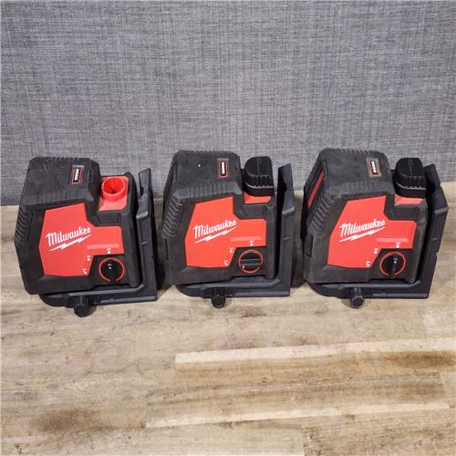 HOUSTON LOCATION - AS-IS MILWAUKEE 3 LASER TOOL COMBO