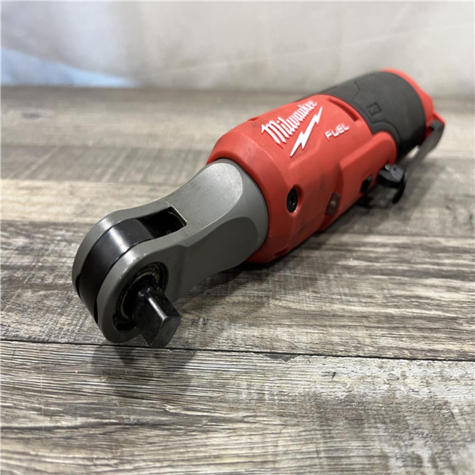 AS-IS Milwaukee FUEL 12-Volt Lithium-Ion Brushless Cordless High Speed 3/8 in. Ratchet (Tool-Only)