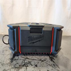 AS-IS- Milwaukee 18V M18 PACKOUT Lithium-Ion Cordless Radio + Charger (Tool Only)