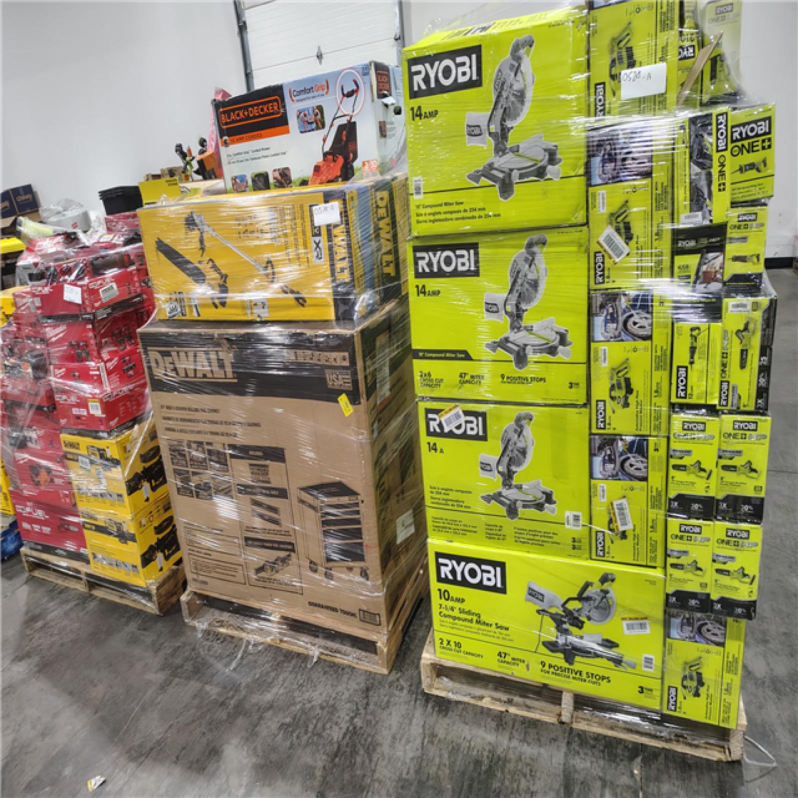 Pittston Location As-Is Power Tools Partial Truckload (15 Pallets) 0570-A