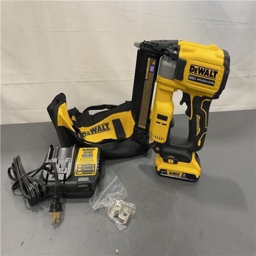 AS-IS - DeWalt 20-Volt MAX Atomic Compact Cordless Pin Nailer Kit (Brushless Motor 23 Gauge)