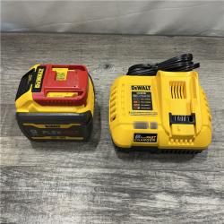 AS-IS DEWALT 20V/60V MAX FLEXVOLT Lithium-Ion 9.0Ah Battery and Charger Starter Kit
