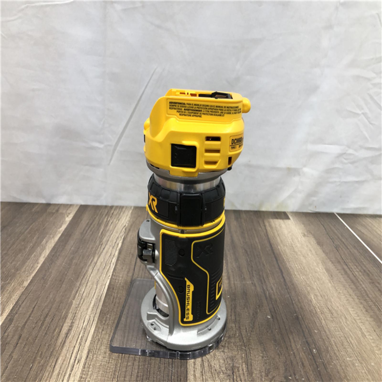 AS-IS DEWALT 20V MAX XR Cordless Brushless Fixed Base Compact Router (Tool Only)