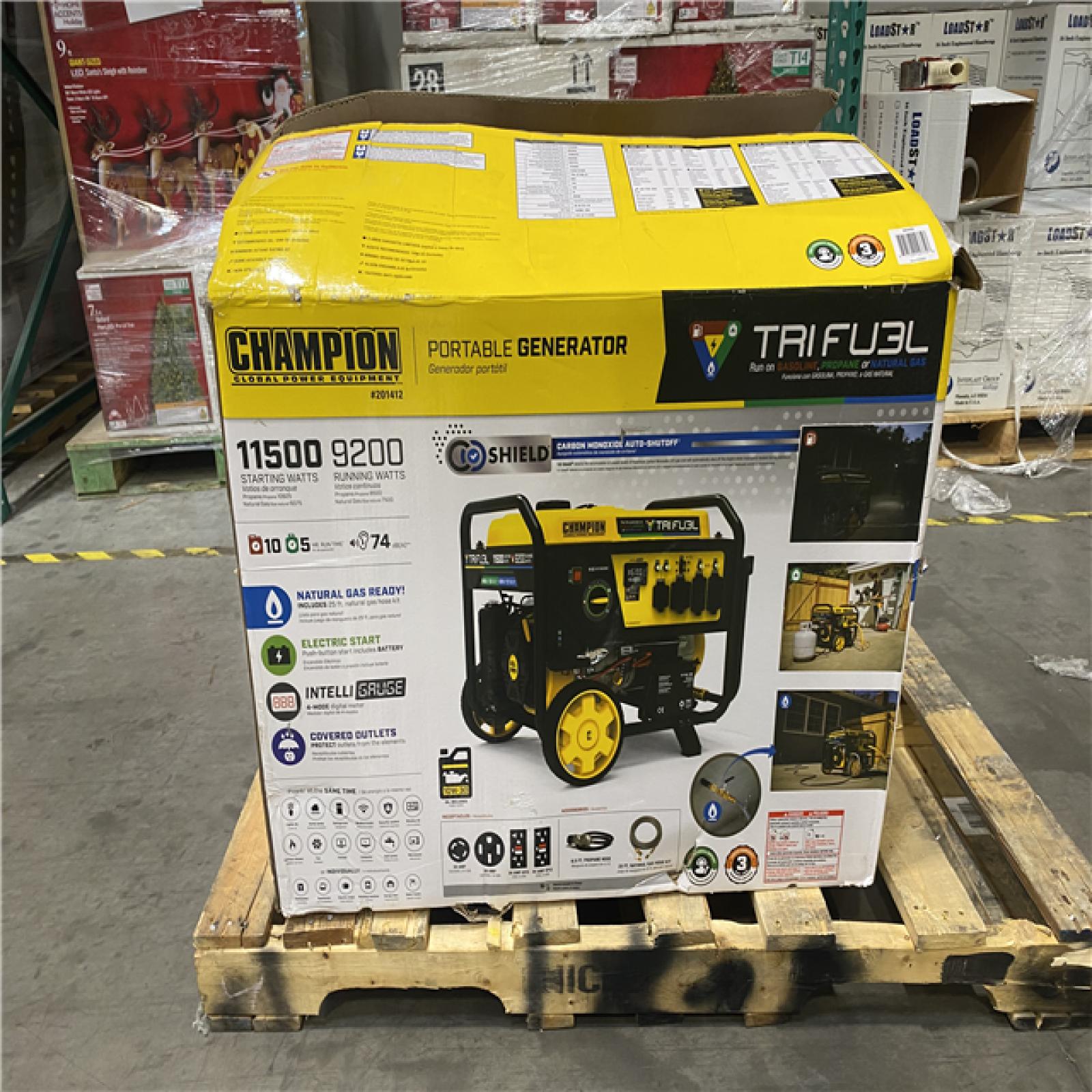 Dallas Location - As-Is Champion Power Equipment 11 500/9200-Watt Fuel Portable Generator
