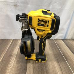 AS-IS DEWALT 20V MAX Lithium-Ion 15-Degree Electric Cordless Roofing Nailer Kit