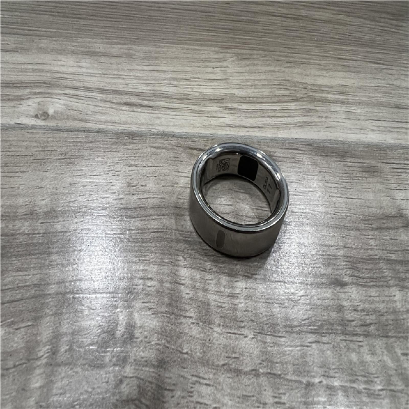 AS-IS OURA Smart Ring Brushed - Silver - SZ 11