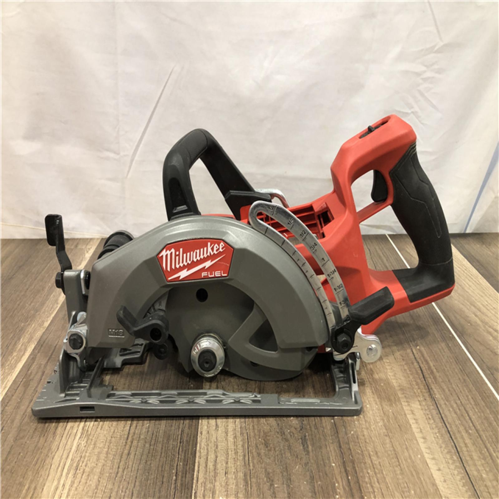 AS-IS Milwaukee FUEL 18V Lithium-Ion Cordless 7-1/4 in. Rear Handle Circular Saw (Tool-Only)