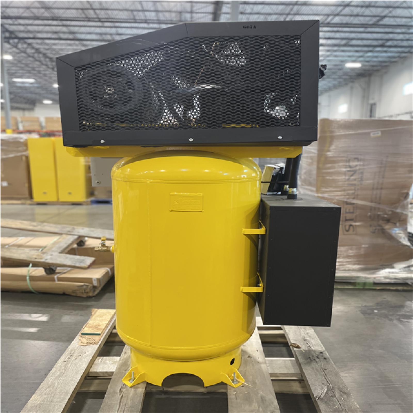 DALLAS LOCATION- AS-IS EMAX 80 Gal. 10 HP V4 1-Phase Silent Air 175 PSI Electric Air Compressor