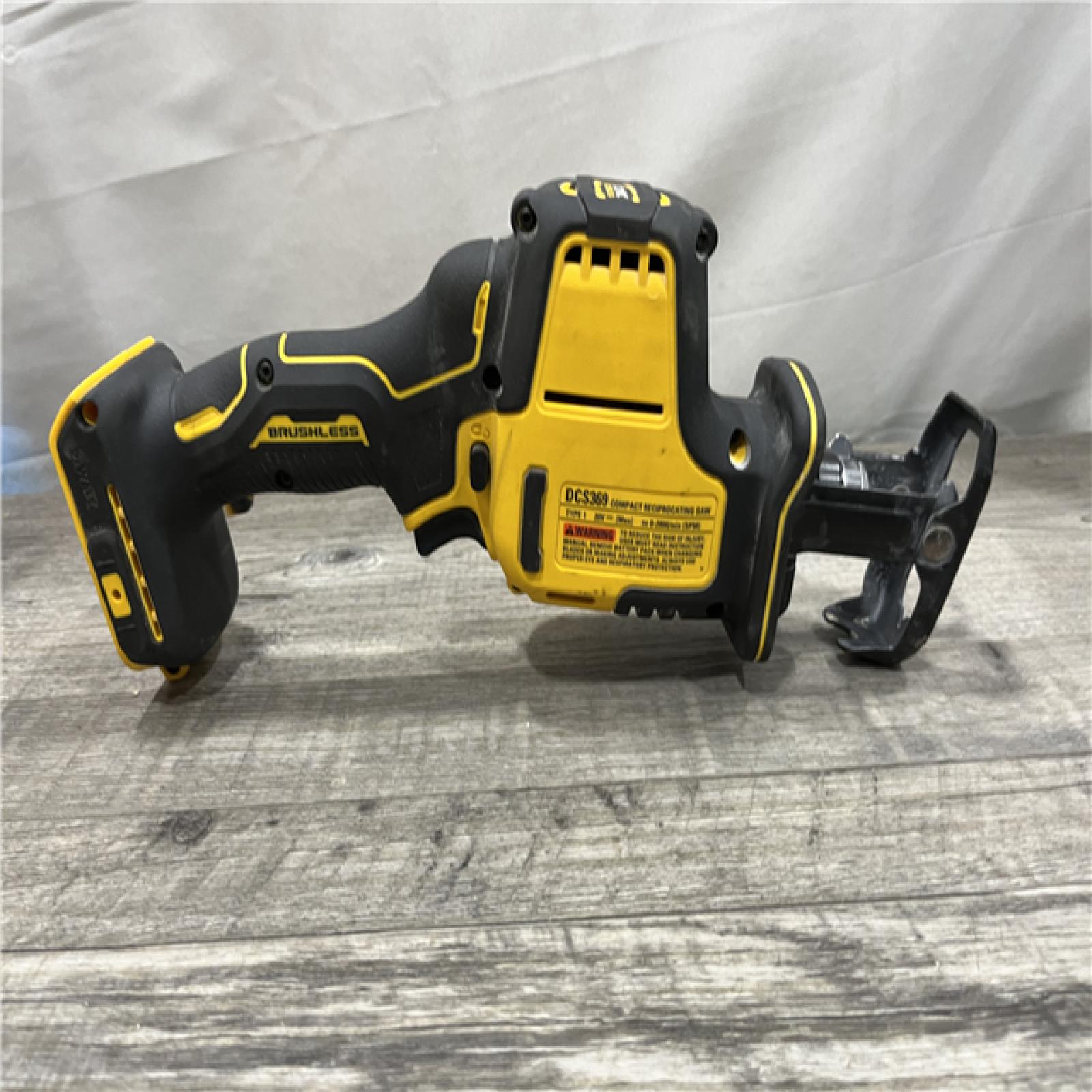 AS-IS DEWALT ATOMIC 20V MAX Cordless Brushless Compact Reciprocating Saw (Tool Only)