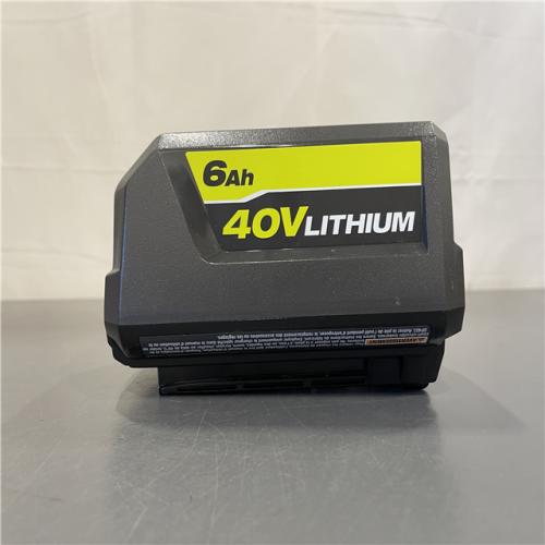 AS-IS - RYOBI 40-Volt 6.0 Ah High Capacity Lithium-Ion Battery