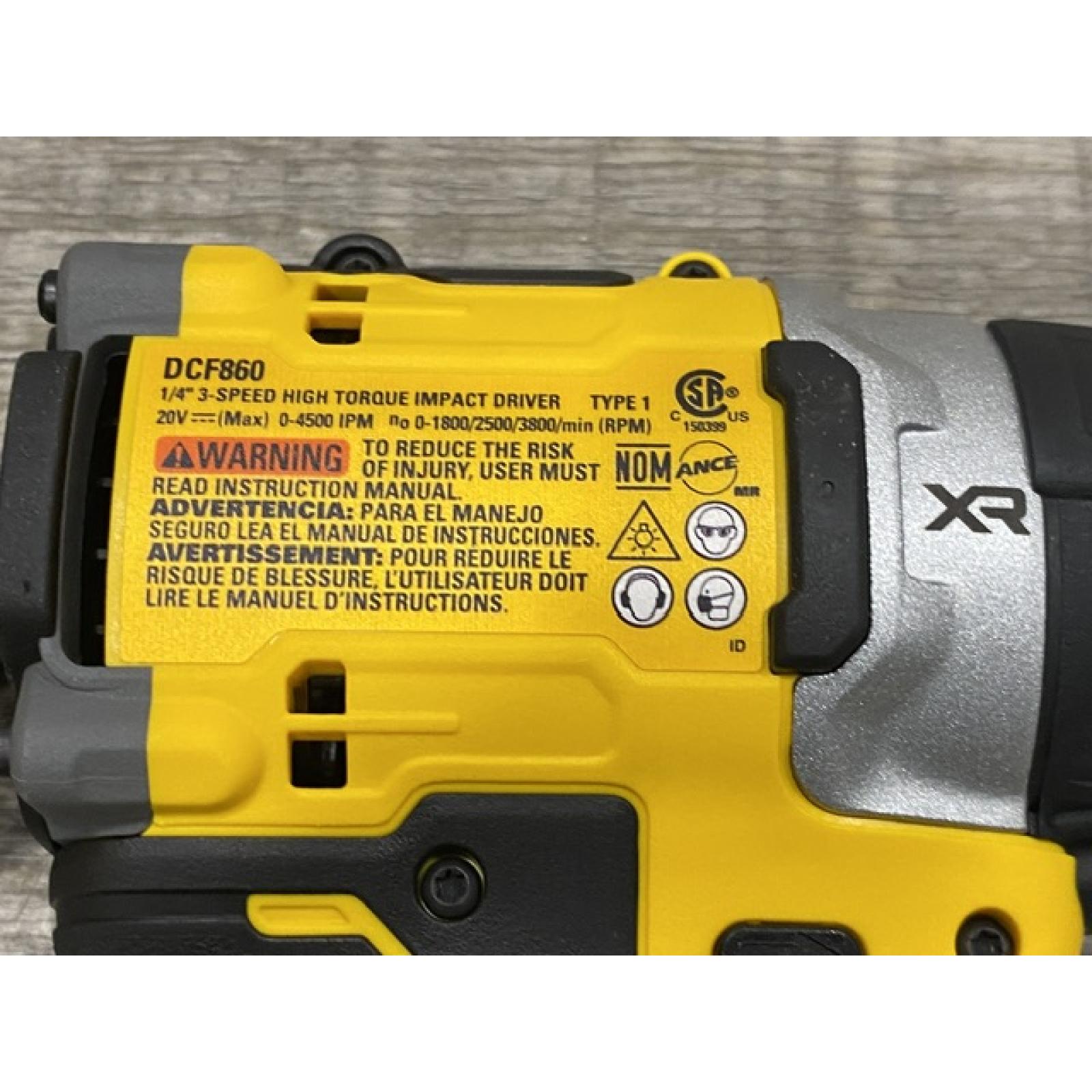 AS-IS DEWALT 20V XR Lithium-Ion Cordless 2-Tool Combo Kit