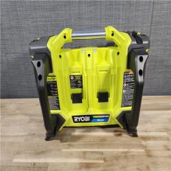HOUSTON LOCATION - AS-IS RYOBI 40V 1800-Watt Portable Battery Power Station Inverter Generator and 4-Port Charger W/ (4) BATTERY