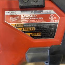 AS-IS Milwaukee FUEL GEN-2 18V Lithium-Ion Brushless Cordless SAWZALL Reciprocating Saw (Tool-Only)