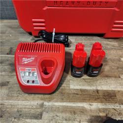 HOUSTON LOCATION - AS-IS M12 12-Volt Lithium-Ion Force Logic Cordless Press Tool Kit (3 Jaws Included) with Two 1.5 Ah Battery and Hard Case